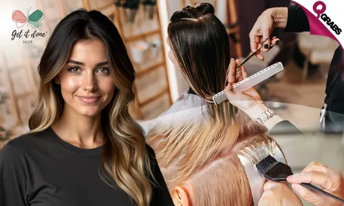 Hair Color, Roots Touch-Up, & Haircut for Ladies!